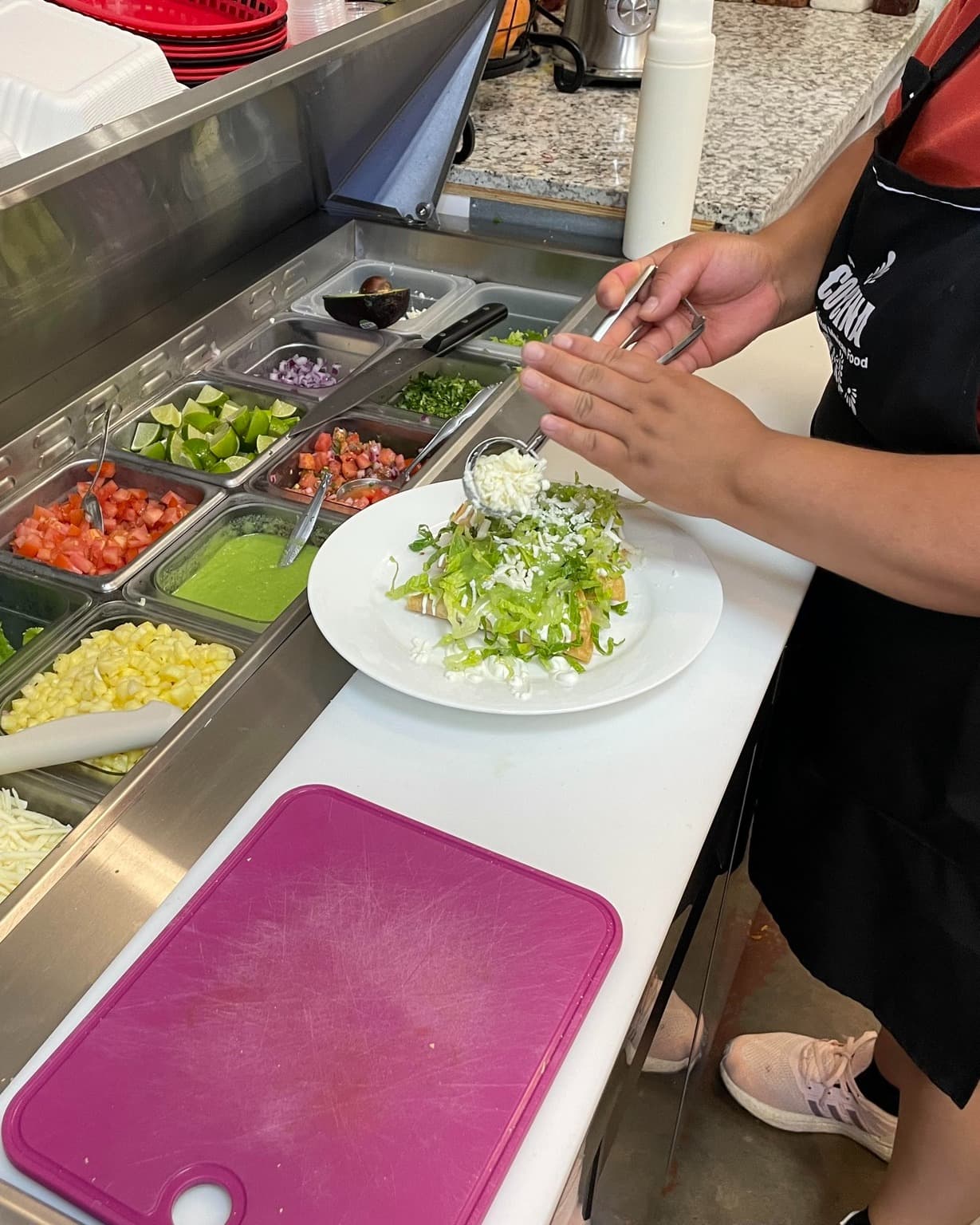 Kitchen at La Cocina Restaurant